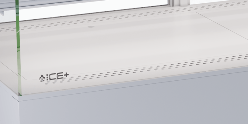 Frameless corian Top